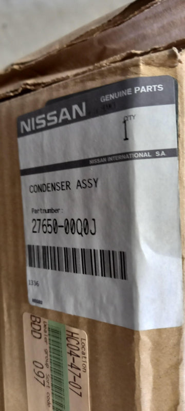 Original OE NISSAN Klimakondensator 2765000Q0J