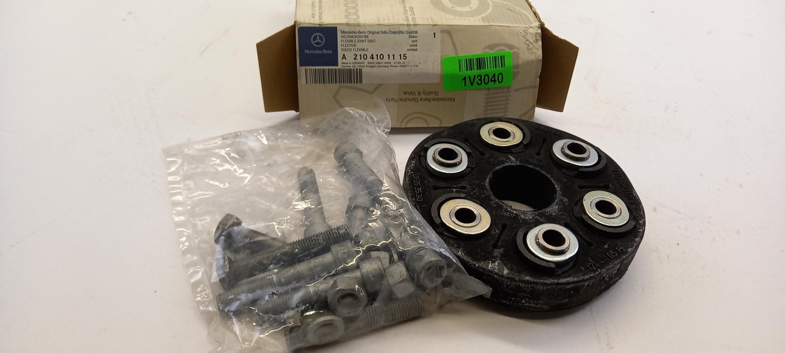 Original MERCEDES-BENZ W210 W220 W202 W140 Kardanwelle Hardyscheibe A2104101115