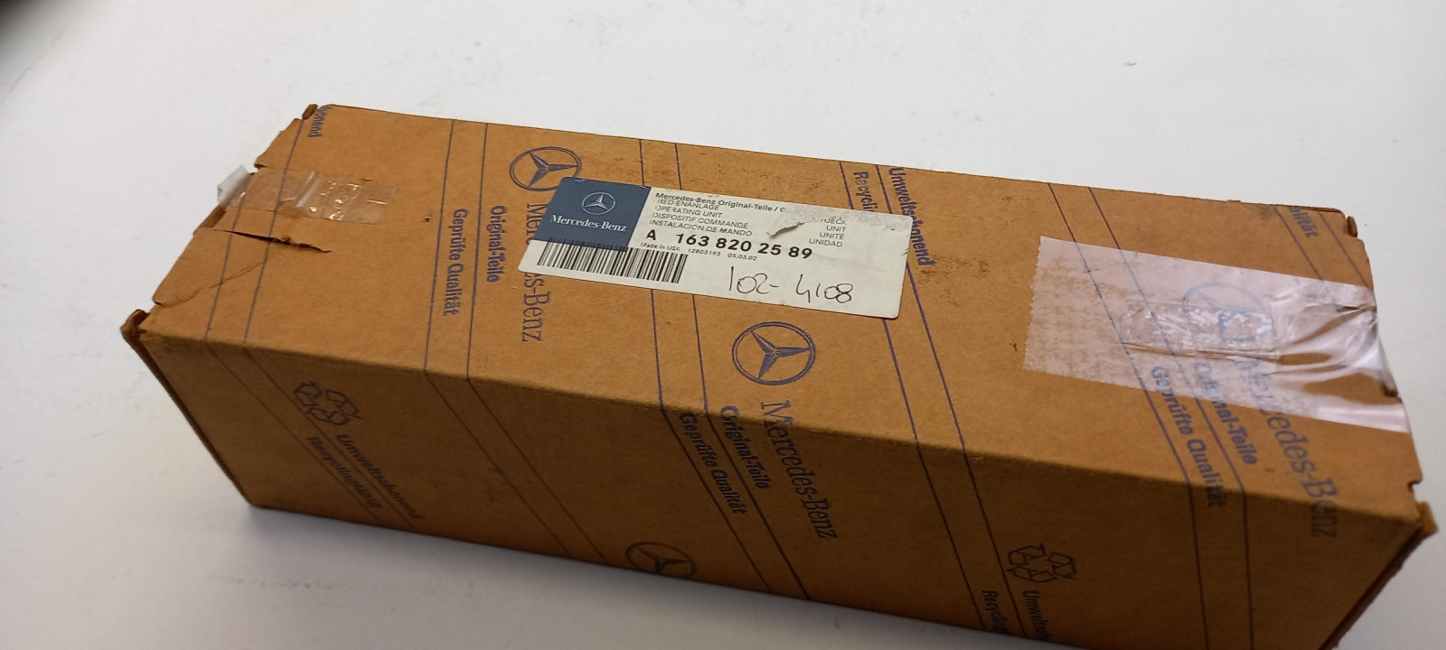 Original OE MERCEDES-BENZ Heizung Steuergerät A1638202589