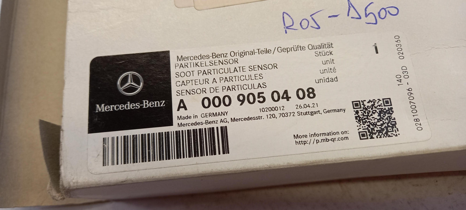 Original OE MERCEDES-BENZ Lambdasonde A0009050408