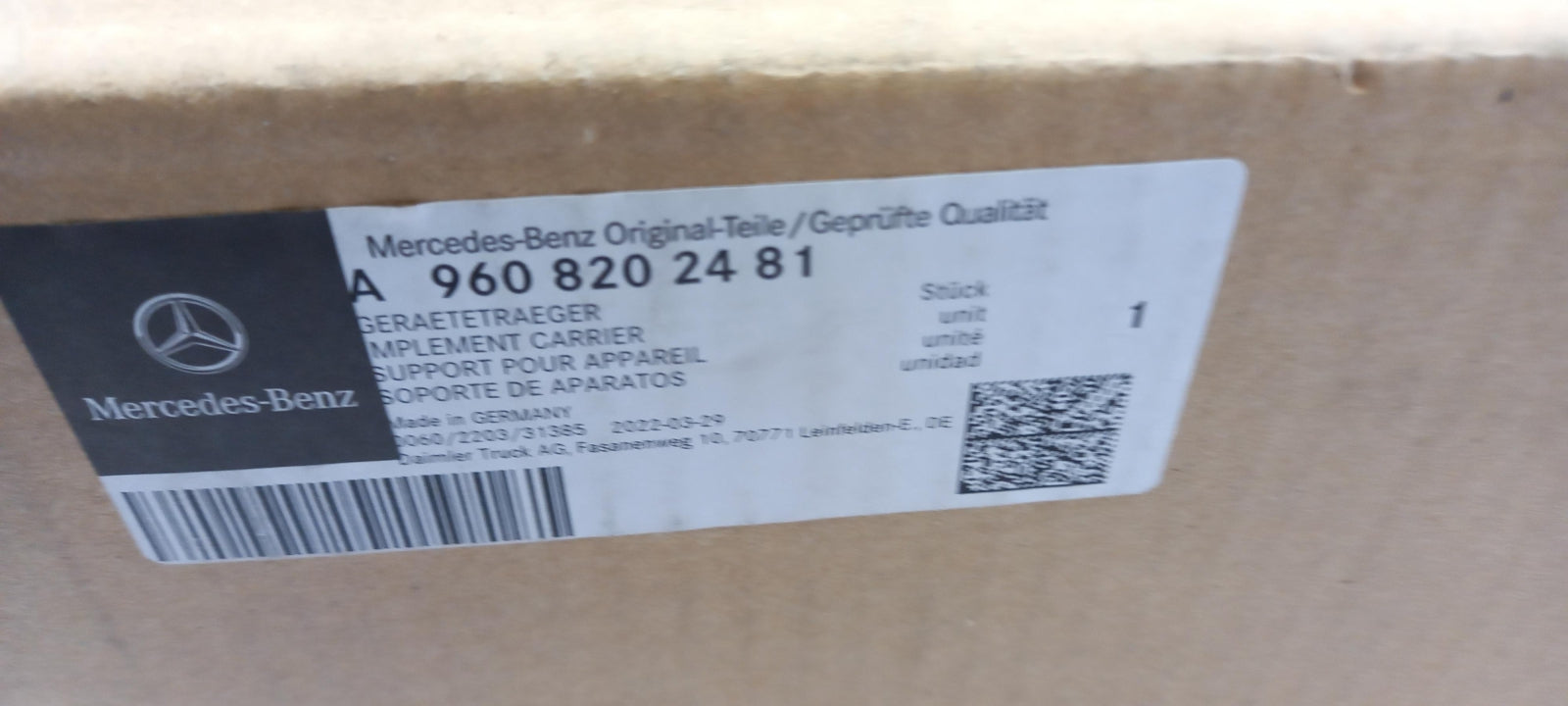 Original OE MERCEDES-BENZ Wischergestänge A9608202481