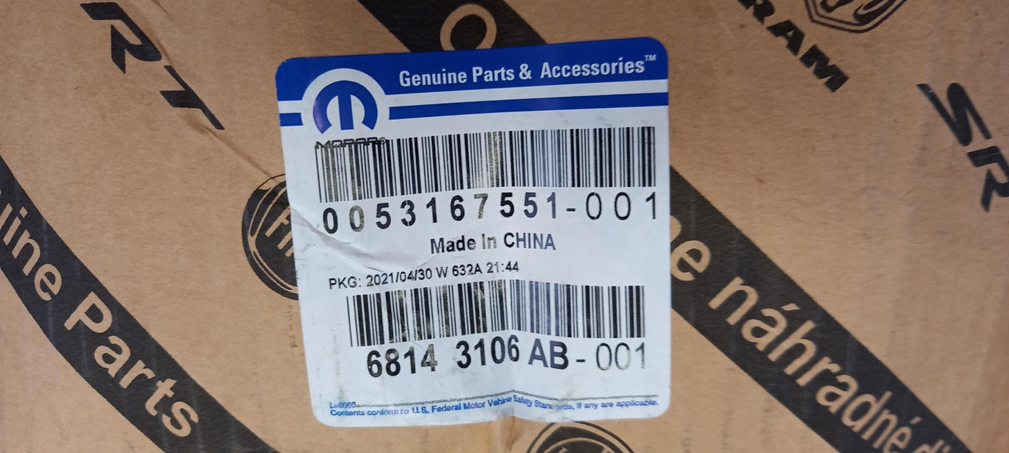 Original OE FIAT Stoßstangen Zierleiste K68143106AB