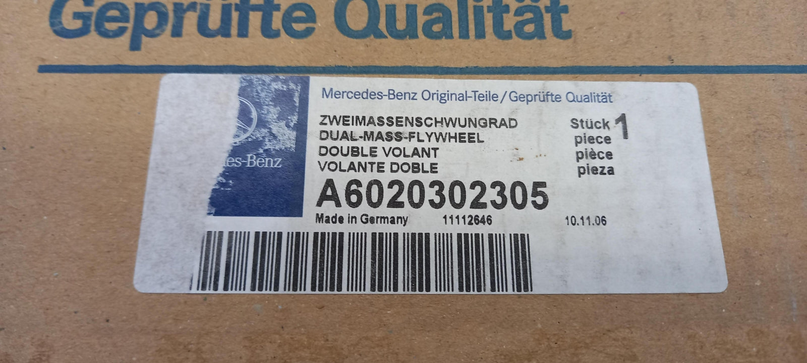 Original OE MERCEDES-BENZ Schwungrad A6020302305