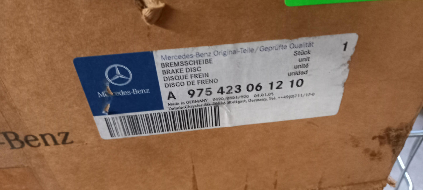 Original MERCEDES-BENZ Atego Bremsscheibe (1 Stück) hinten A975423061210