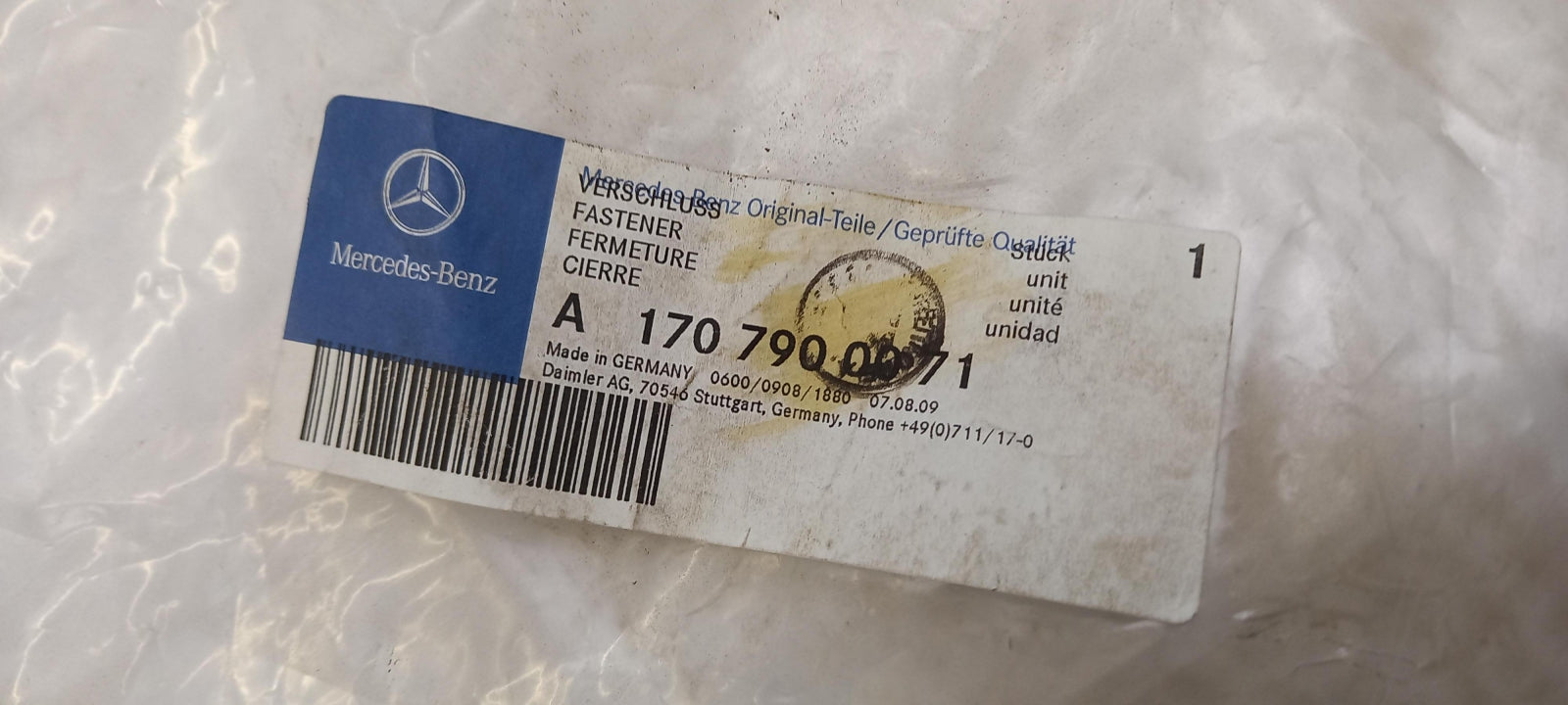 Original OE MERCEDES-BENZ Reparatursatz A1707900071