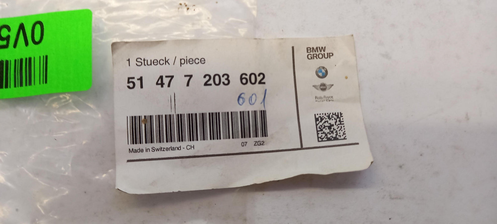 Original OE BMW Einstiegsleiste 51477203602