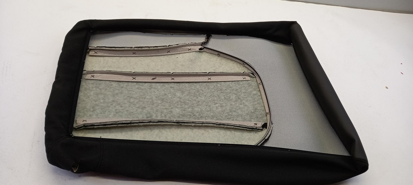 Original BMW 3er G20 Sitzrücklehnenbezug anthrazit gau hinten rechts 52207956196
