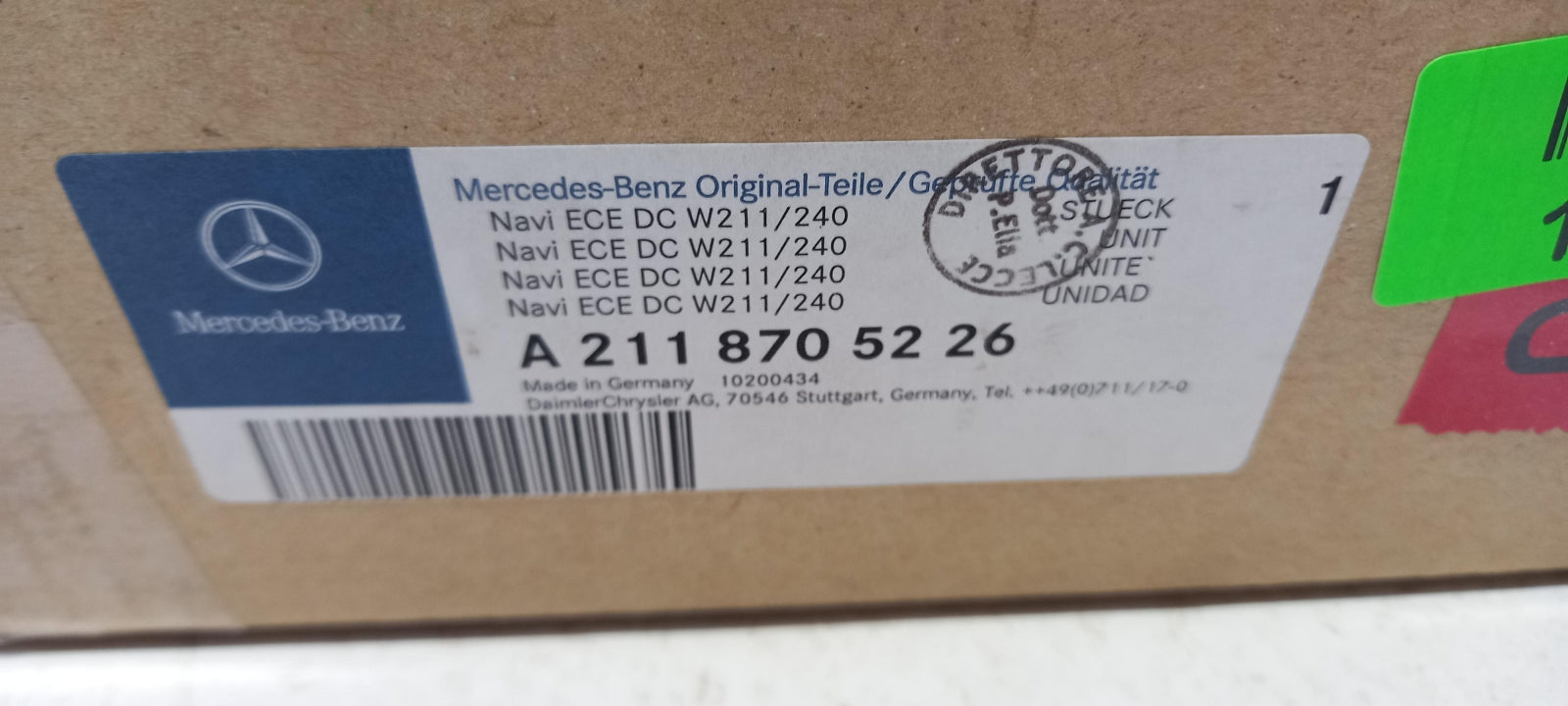 Original MERCEDES-BENZ W211 C219 C215 W220 R230 R171 CD-Wechsler A2118705226