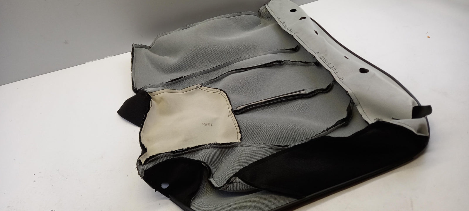 Original CITROEN C3 Sitzrücklehnenbezug hinten 16072082ZD