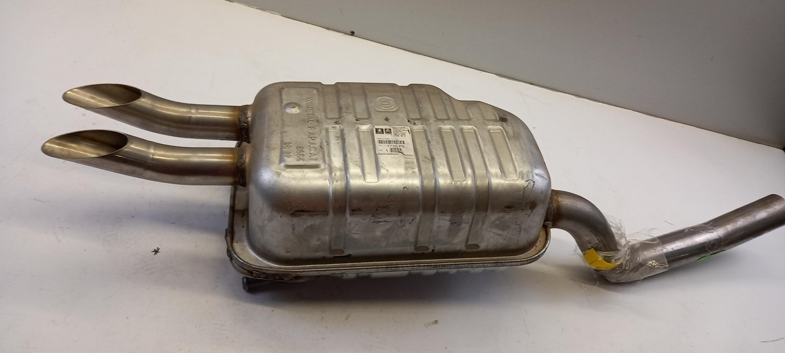 Original PEUGEOT 807 CITROEN C8 Abgasanlage Schalldämpfer hinten 1730P0