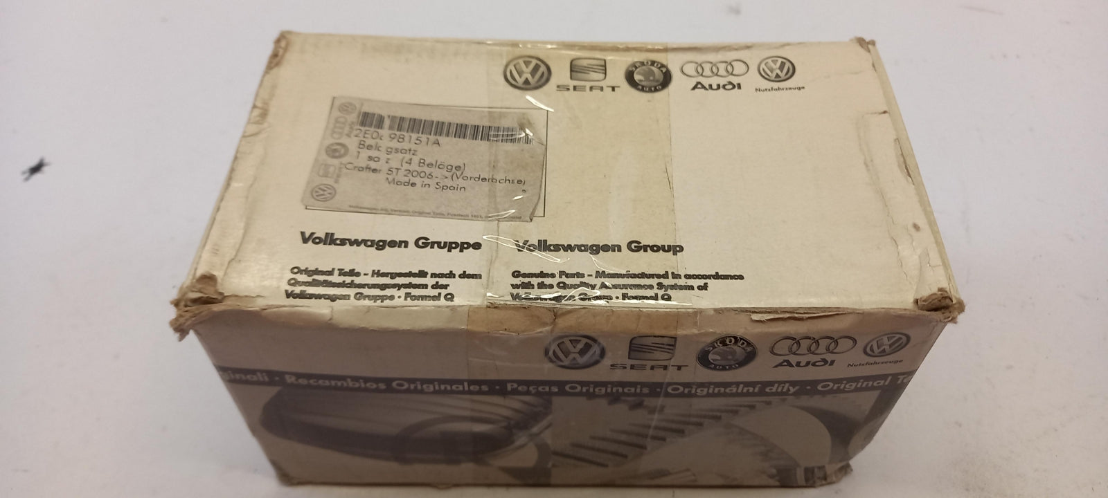 Original VW Crafter '06-'11 Bremsbeläge vorne 2E0698151A