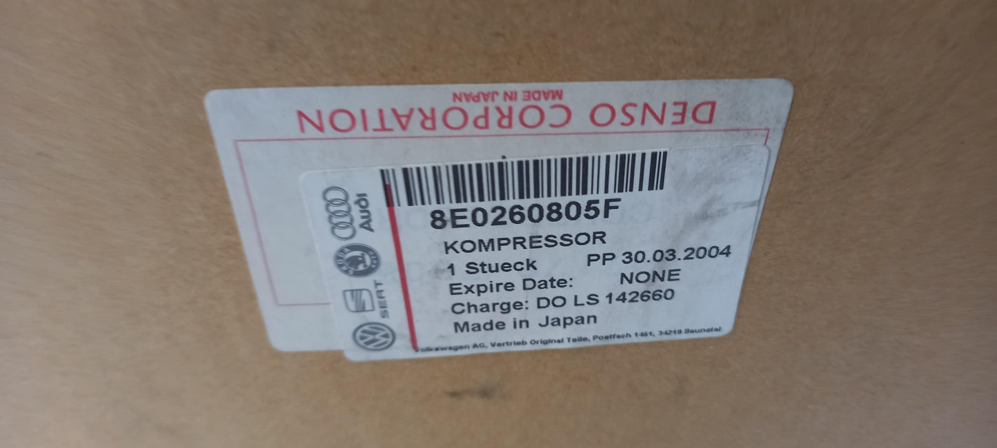 Original AUDI A4/S4 8H/8E Klimakompressor 8E0260805F