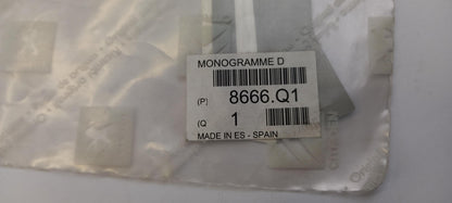 Original OE Peugeot Dekorfolie 8666Q1