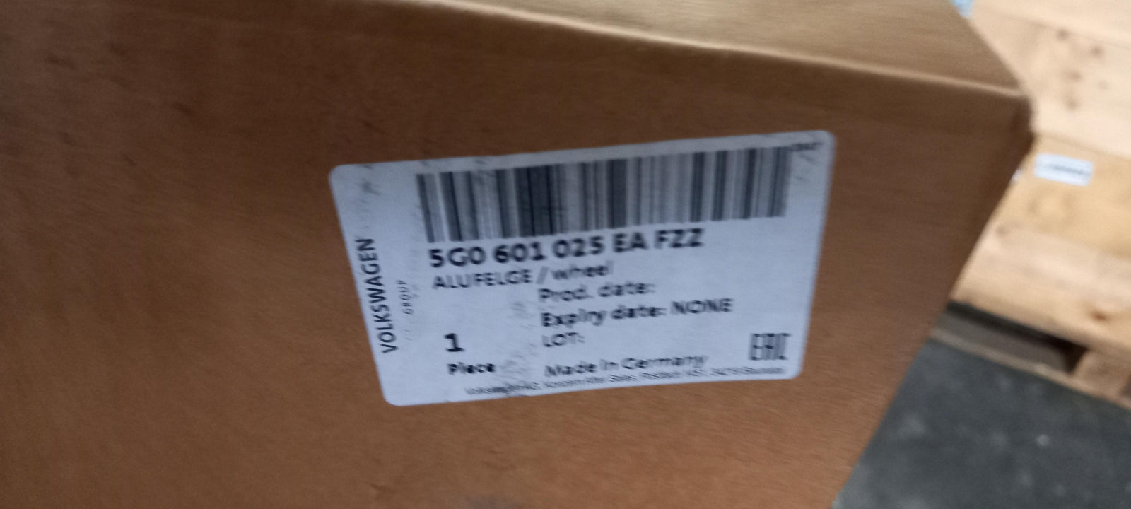 Original VW Golf 7 Alufelge 6.5Jx16 ET46 5G0601025EAFZZ