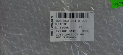 Original OE Volkswagen Stoßstangen Zierleiste 8W6853551A3Q7