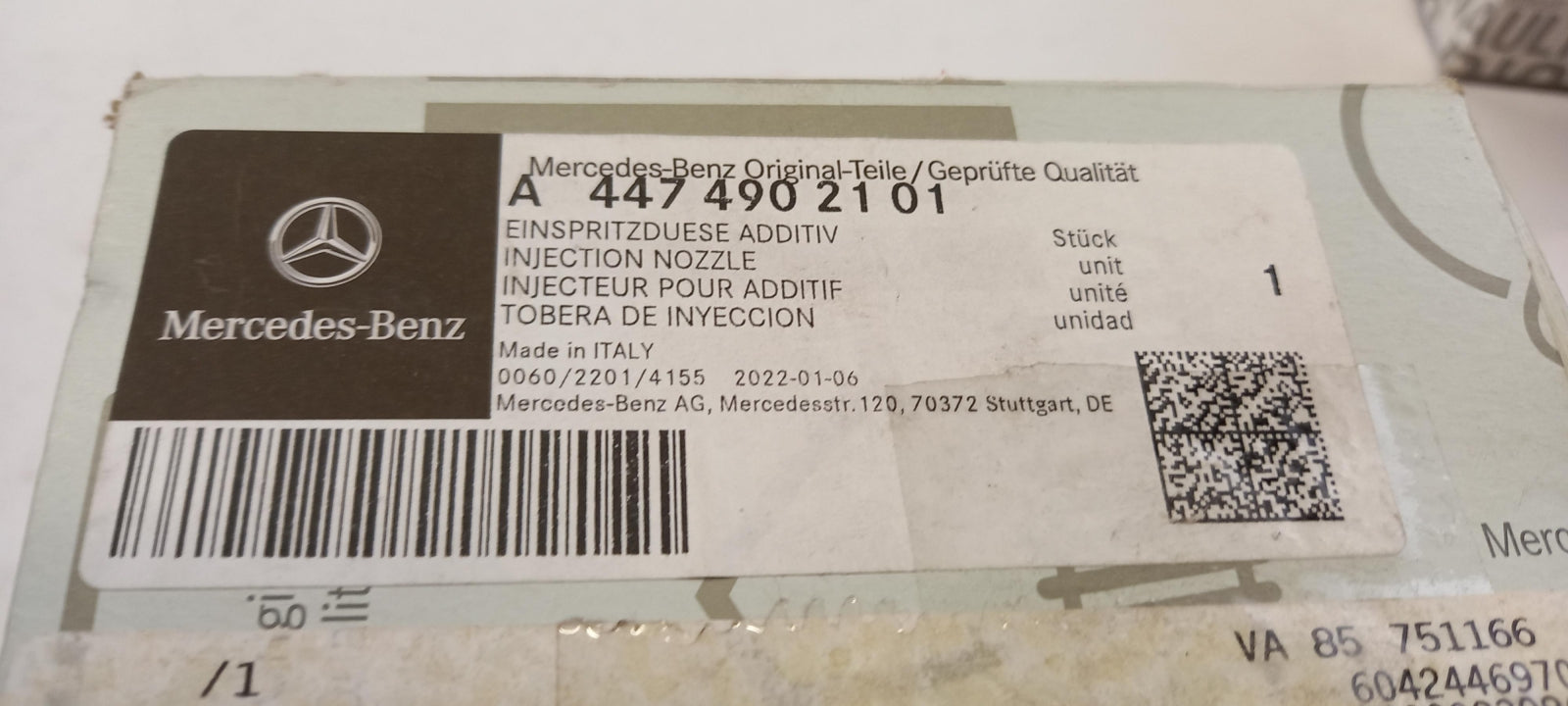 Original MERCEDES-BENZ Vito W447 Harnstoffeinspritzung Fördermodul A4474902101