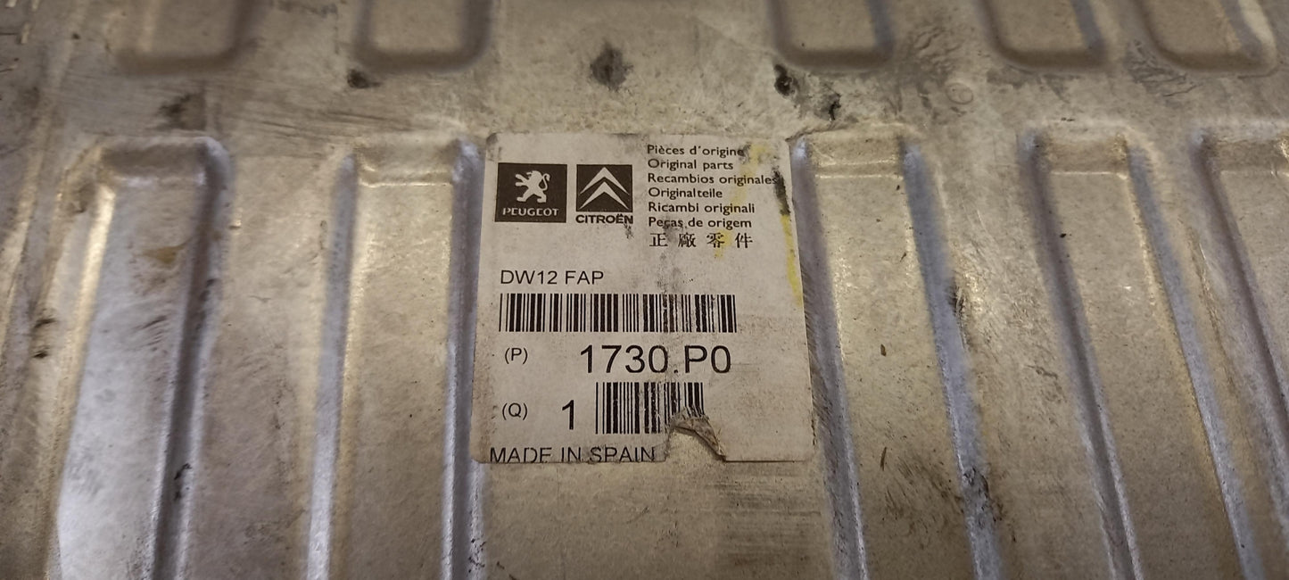 Original PEUGEOT 807 CITROEN C8 Abgasanlage Schalldämpfer hinten 1730P0