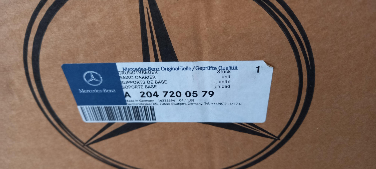 Original MERCEDES-BENZ C-klasse W204 Fensterheber vorne links A2047200579