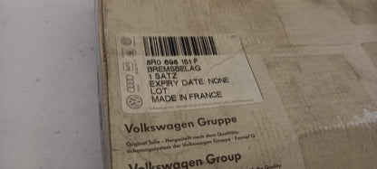 Original AUDI A8 III '11-'17 Q5 I '12-'17 Bremsbeläge vorne 8R0698151F