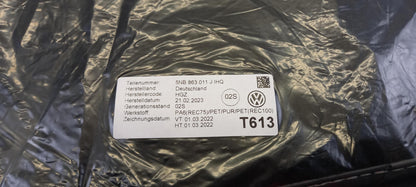 Original VW Tiguan 5N Fußmattensatz 4-teilig Velours schwarz 5NB863011JIHQ