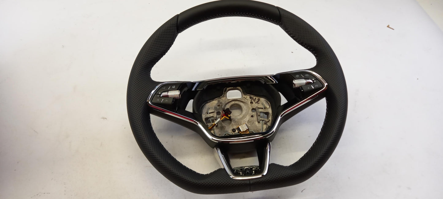 Original SKODA Octavia IV Kodiaq RS Lederlenkrad 5E3419093BPVKL