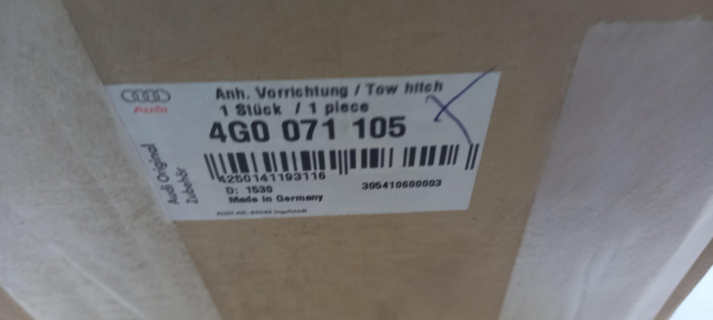 Original AUDI Nachrüstsatz für Fahrradträger zur 3. Fahrrades 4G0071105