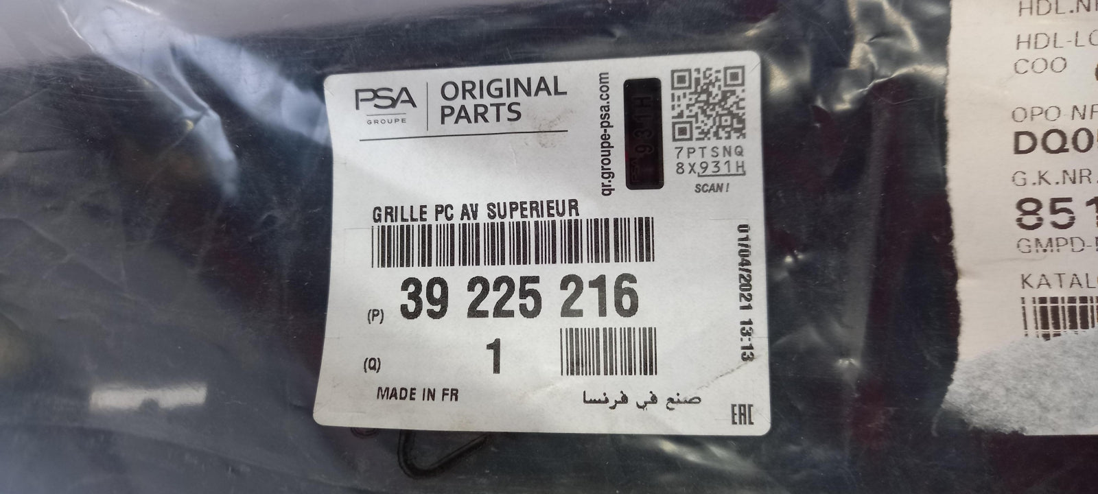 Original OPEL Crossland X Stoßstange Zierleiste vorne mitte 39225216