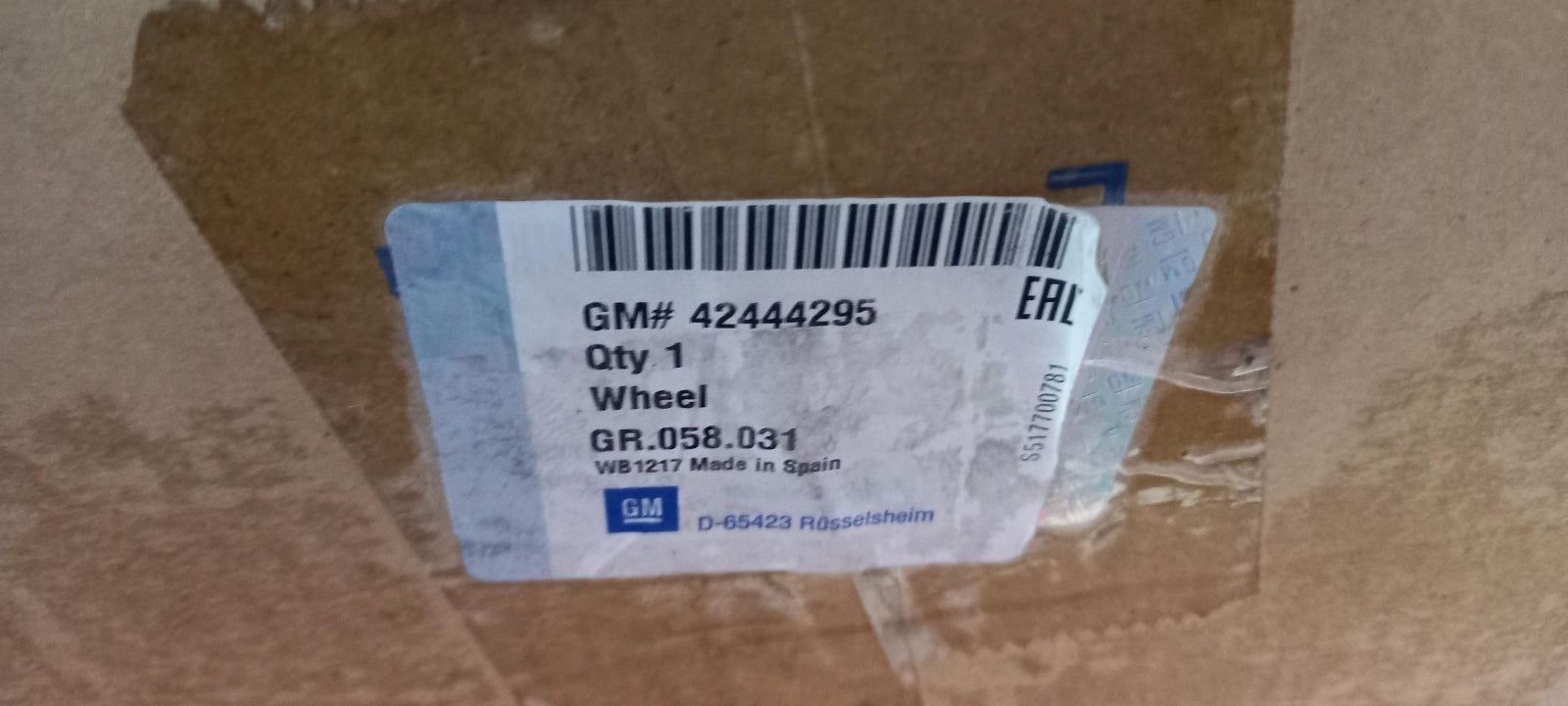 Original OPEL Mokka-X Alufelge 7Jx17 ET38 215/60 R17 96H 42444295