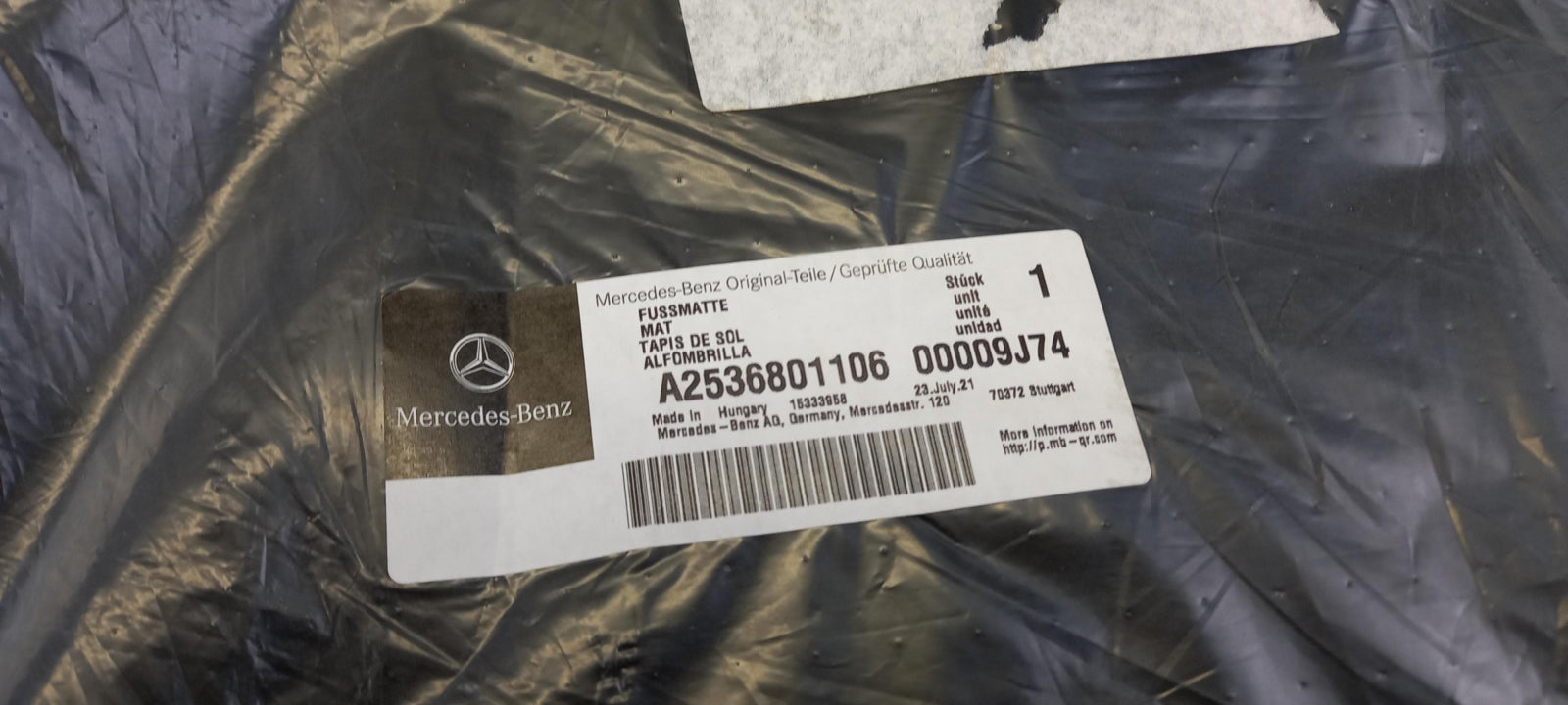 Original MERCEDES-BENZ GLC C253 X253 AMG Fußmattensatz 4st. A25368011069J74