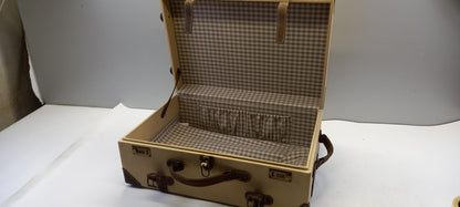 Original MERCEDES-BENZ Rollkoffer Trolley Retro Style beige B66041489