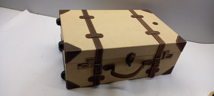 Original MERCEDES-BENZ Rollkoffer Trolley Retro Style beige B66041489