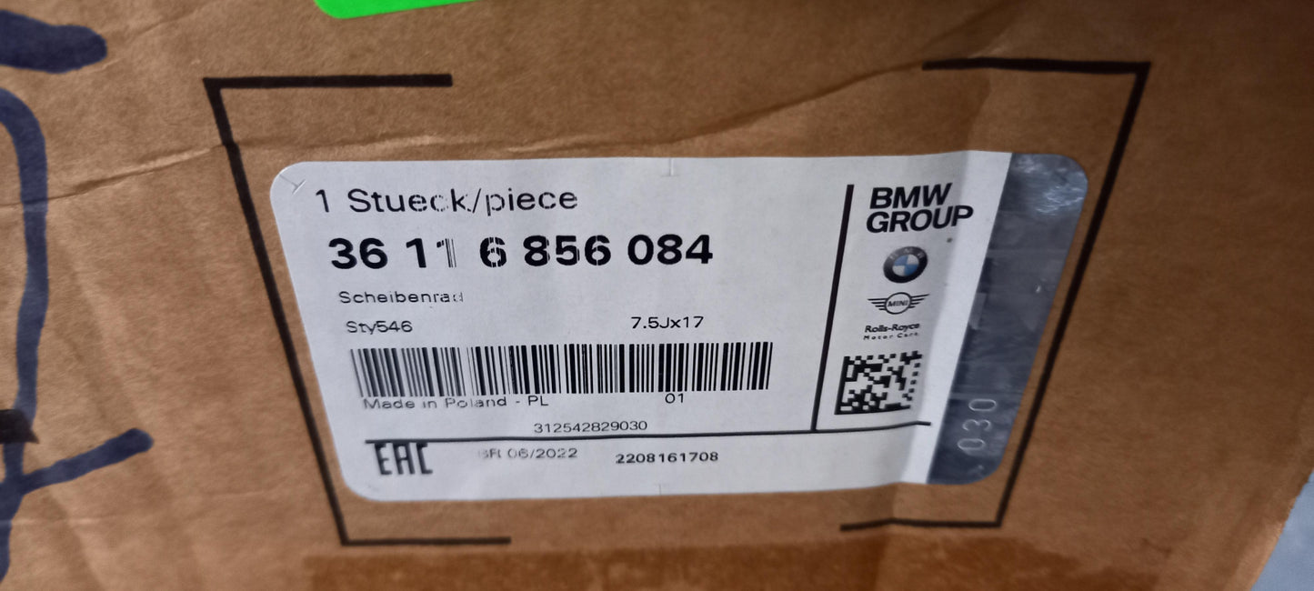 Original OE BMW Felge 36116856084
