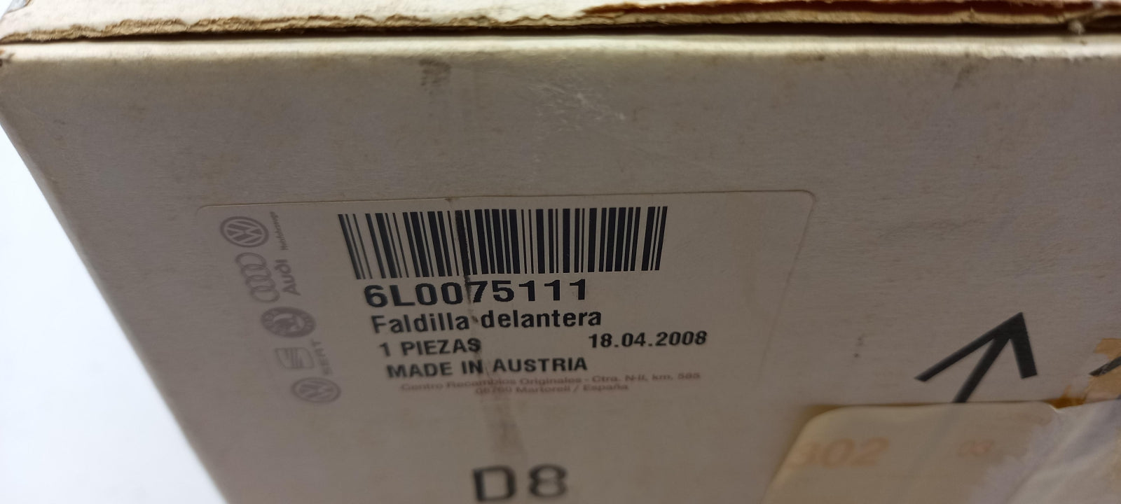 Original OE Volkswagen Schmutzfänger 6L0075111