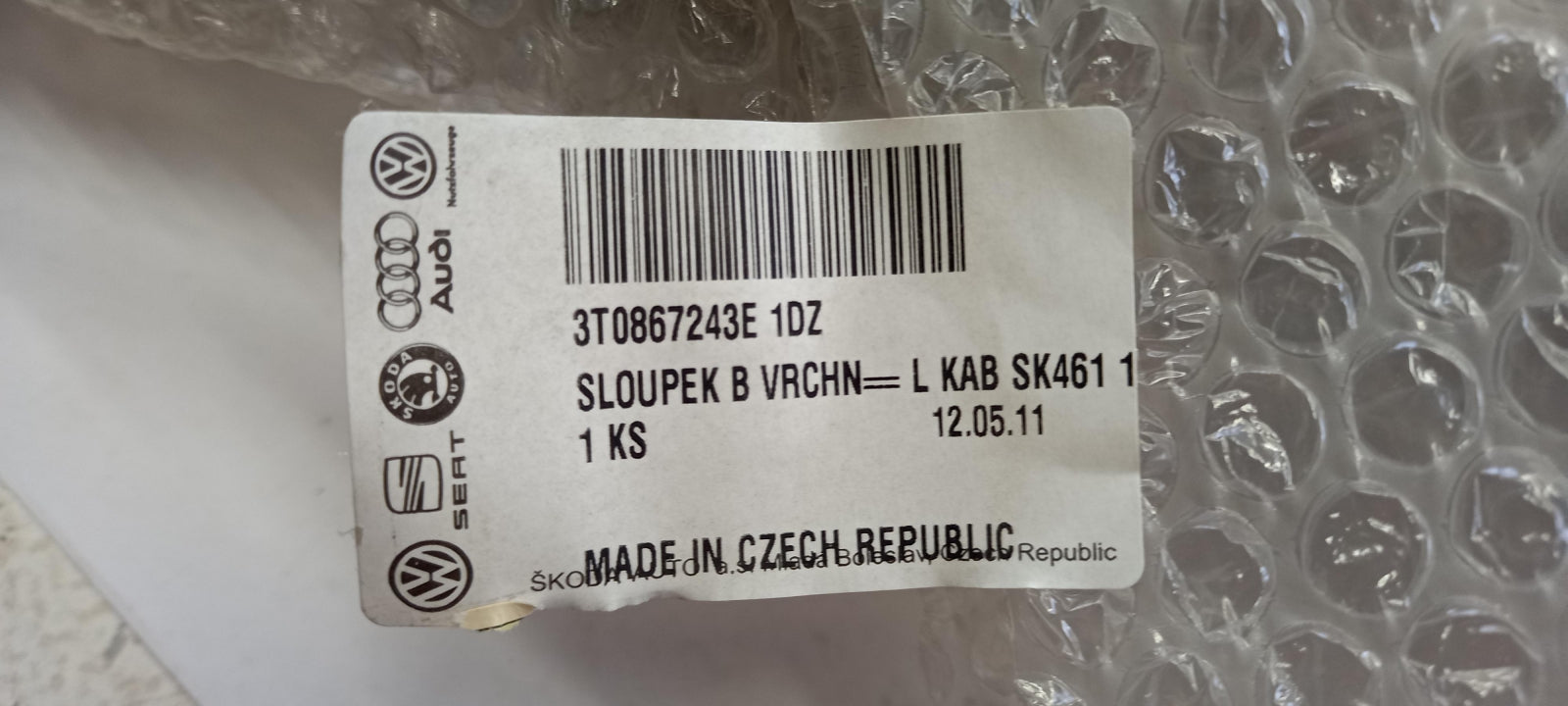 Original OE Volkswagen Säulenverkleidung 3T0867243E1DZ