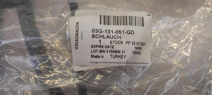 Original OE Volkswagen Druckrohr 03G131051GD