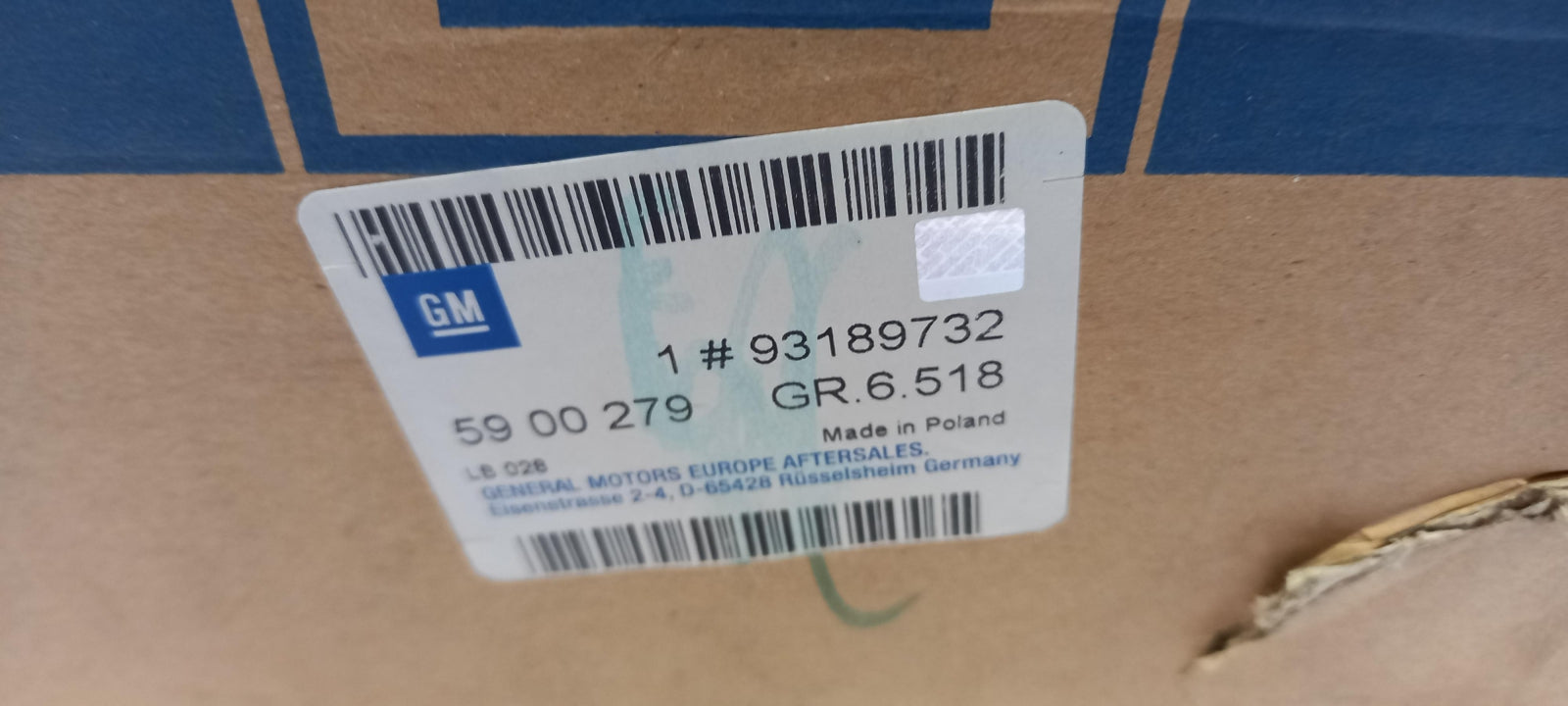 Original OPEL Corsa-D 2007> Lenksäule 93189732