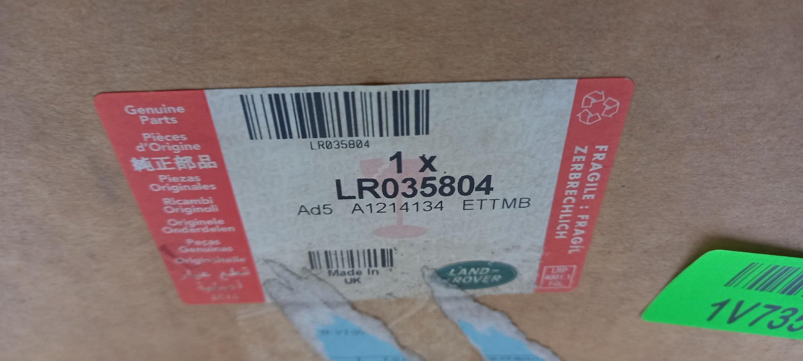 Original OE LAND ROVER Säulenverkleidung LR035804