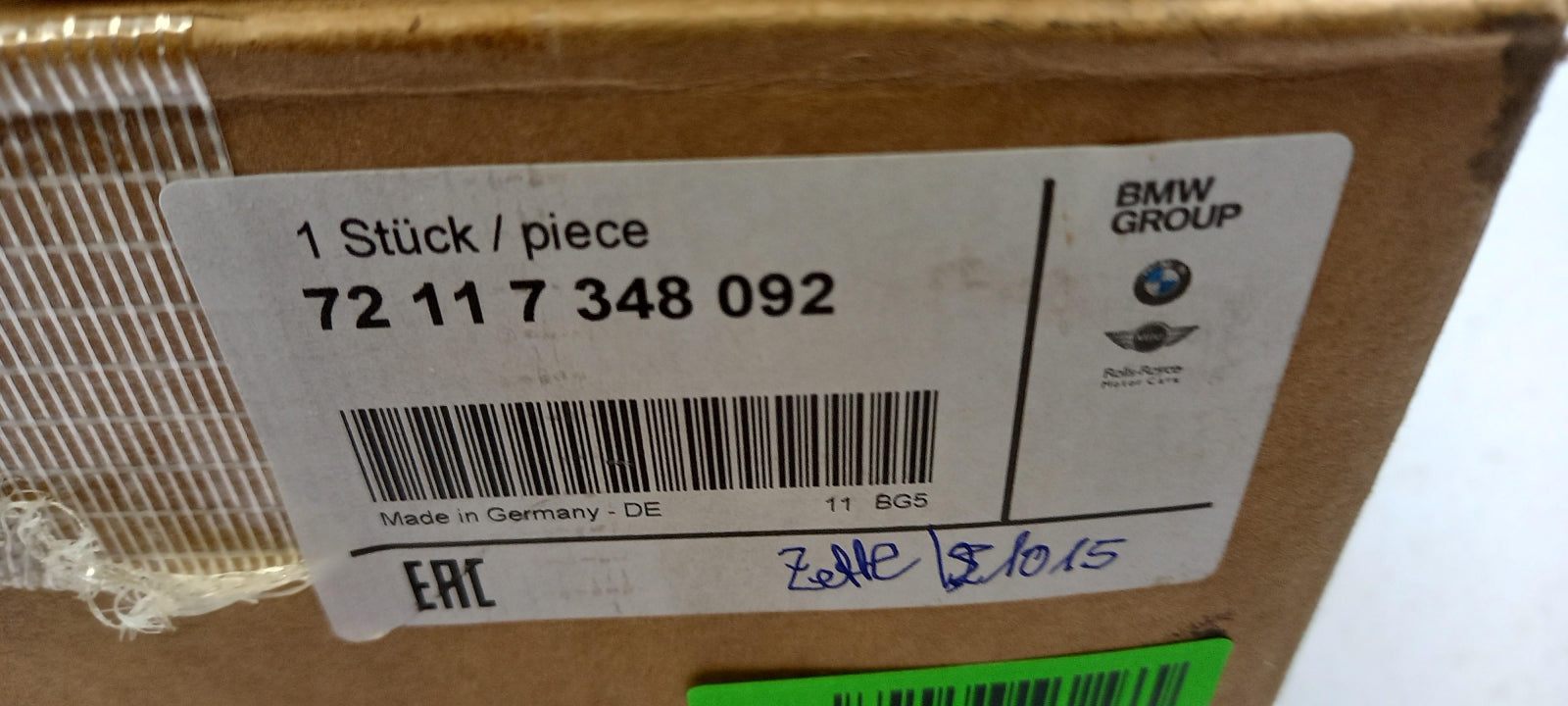 Original OE BMW Haltebügel 72117348092