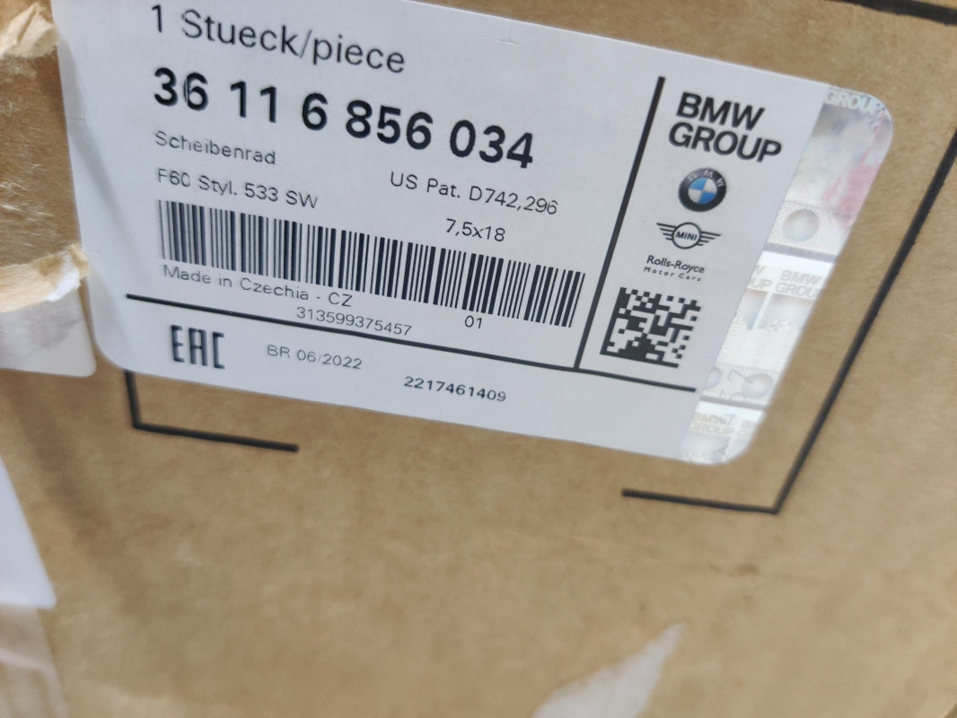 Original OE BMW Felge 36116856034