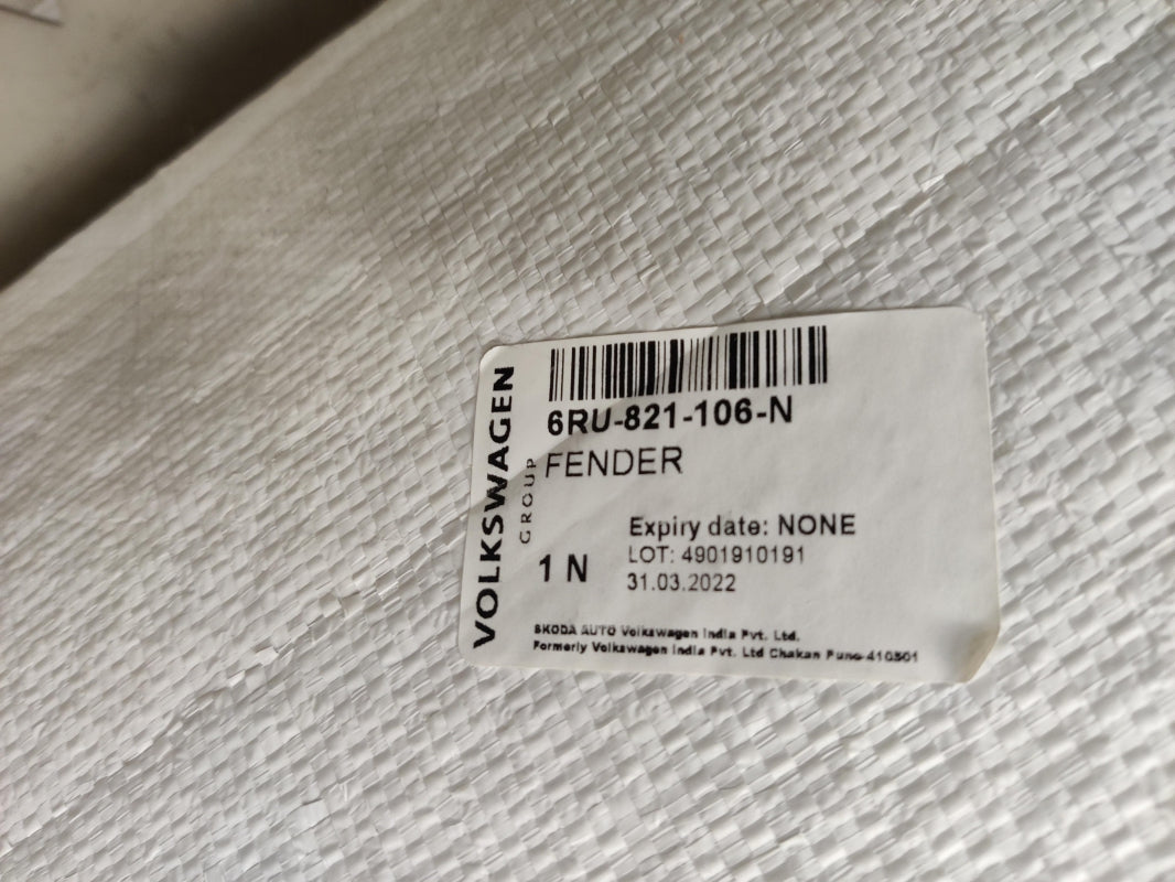 Original VW Polo 2013- Kotflügel vorne rechts 6RU821106N