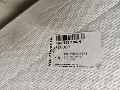 Original VW Polo 2013- Kotflügel vorne rechts 6RU821106N