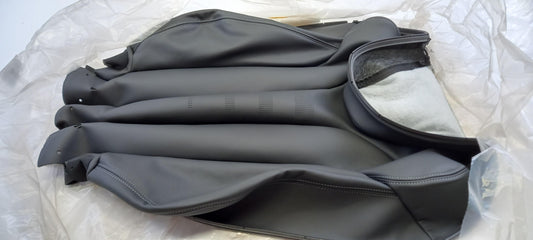 Original BMW F82 F80 Sitzbezug Rechts Schwarz Leder 52108058276