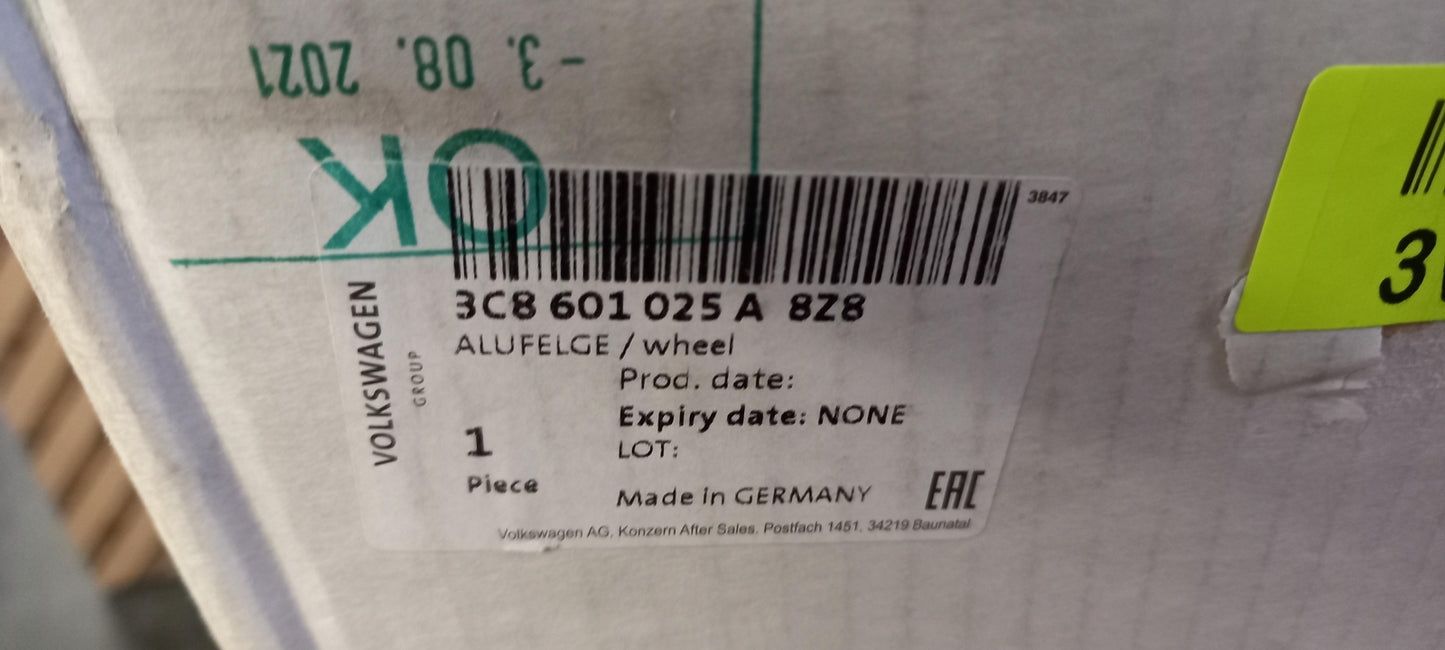 Original VW Passat CC 09-17 Alufelge 8Jx17 ET41 3C8601025A8Z8