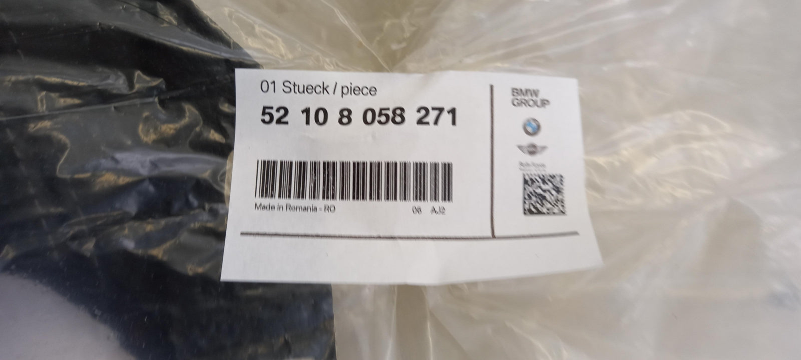 Original BMW F80 M3 F82 M4 M Sport Sitzbezug Vorne Schwarz Leder 52108058271