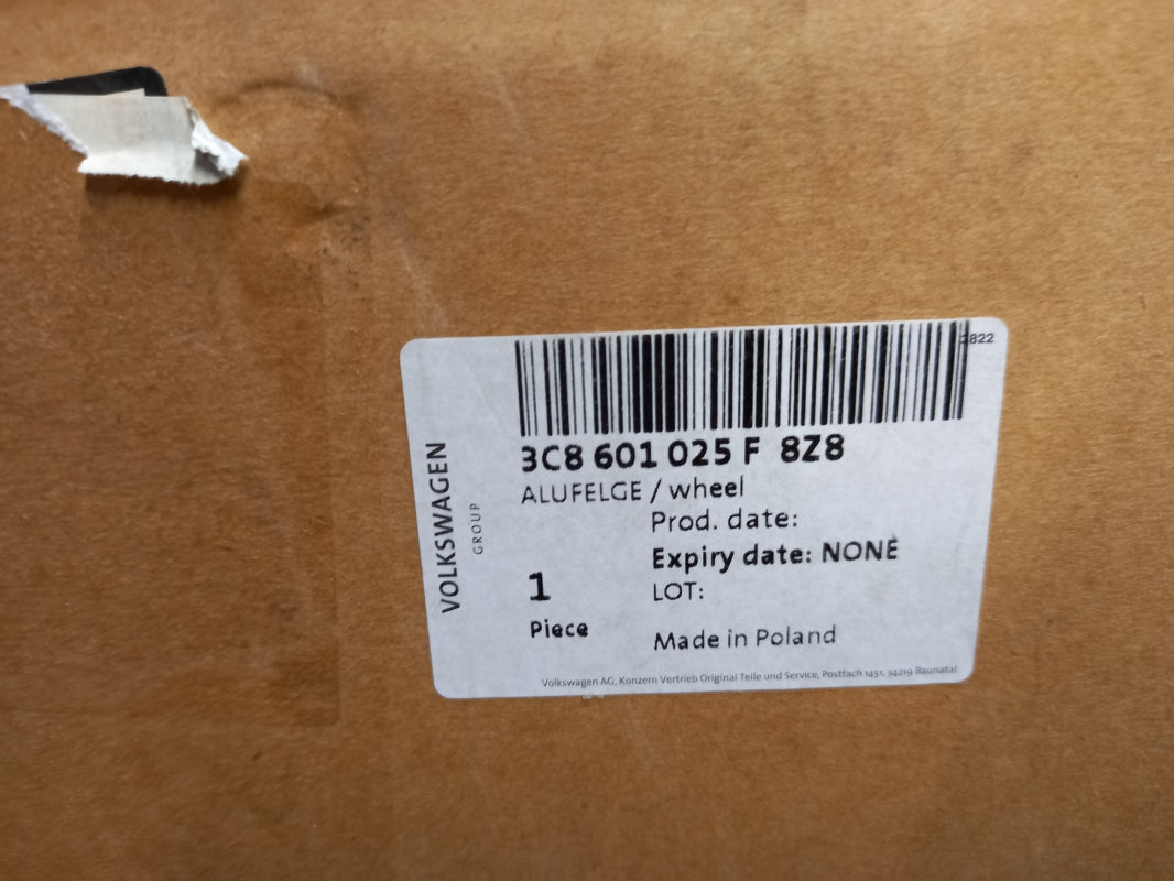 Original VW Passat B7 CC Scirocco Alufelge St.Moritz 6.5Jx17 ET39 3C8601025F8Z8