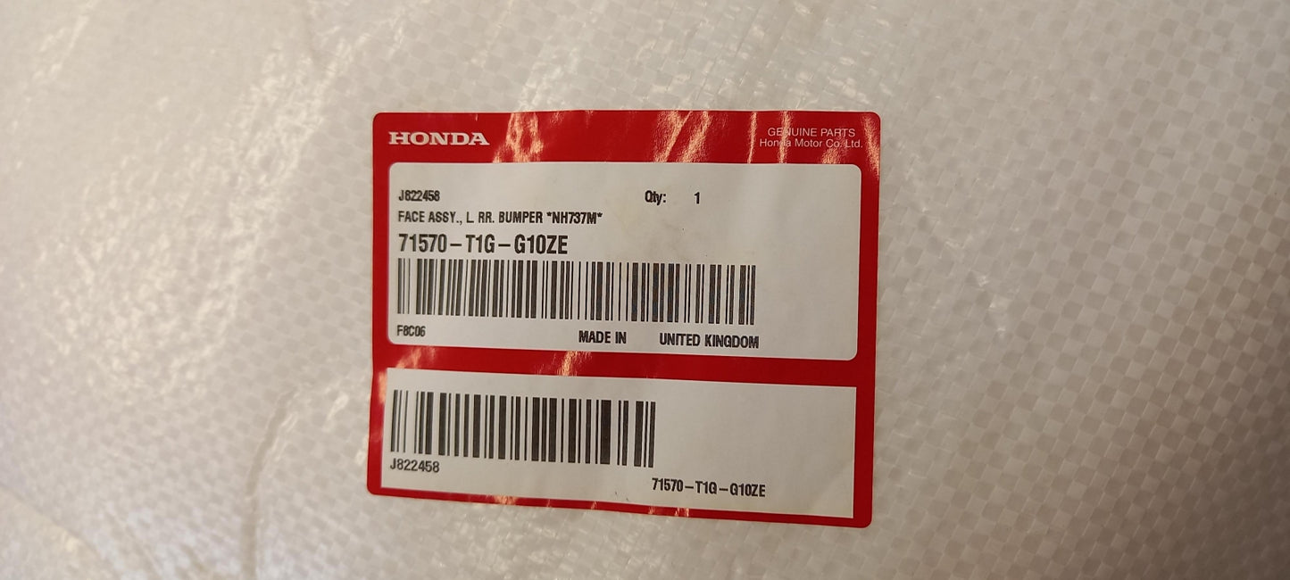 Original OE HONDA Stoßfängerabdeckung 71570T1GG10ZE