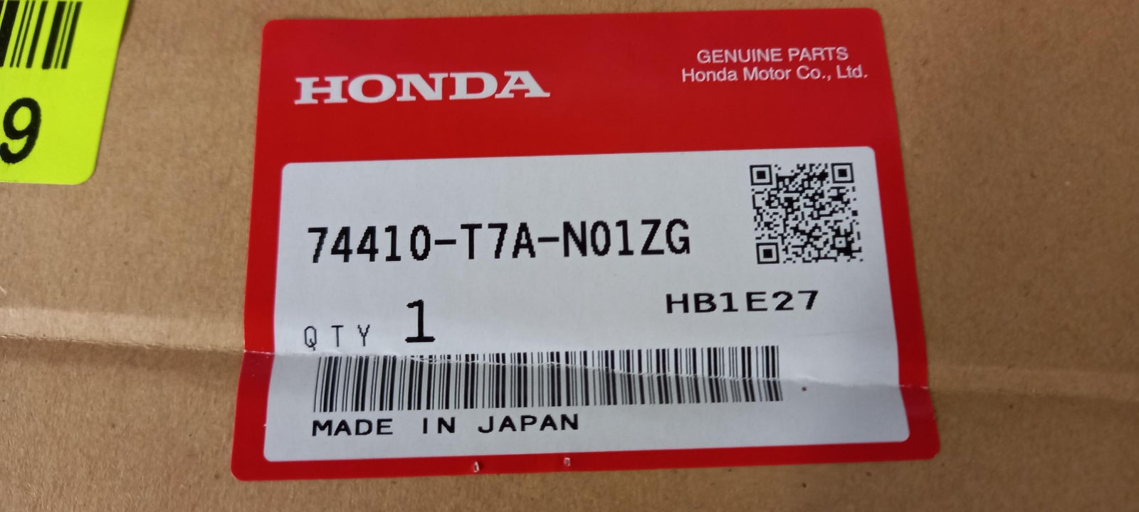 Original OE HONDA Kotflügel Zierleiste 74410T7AN01ZG