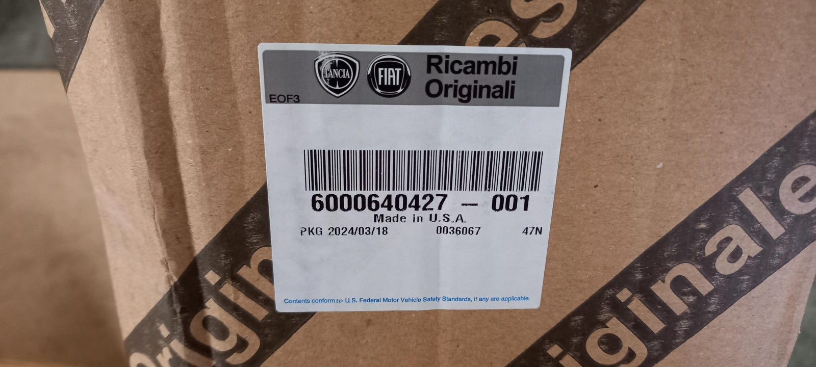 Original OE FIAT Unterfahrschutz 6000640427