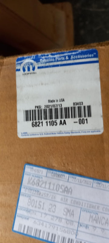 Original OE FIAT Klimakondensator K68211105AA