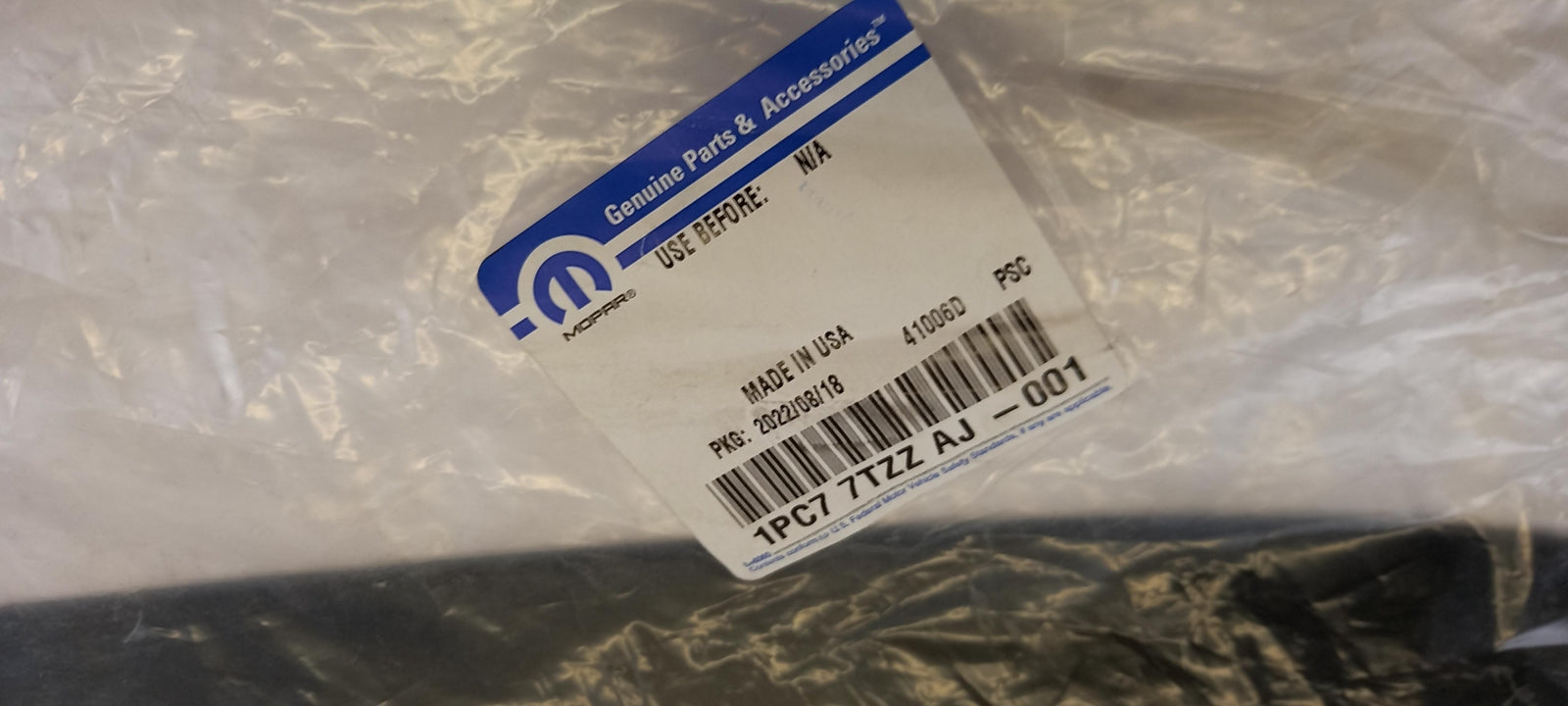 Original OE FIAT Kotflügel Zierleiste 1PC77TZZAJ